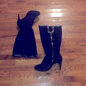 Heeled rider boots size 13w (wide calf)